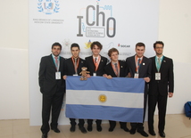 The event started with introducing the teams participating at the 47th International Chemistry Olympiad. Baku, Azerbaijan, Jule 21, 2015